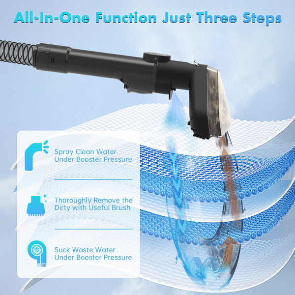 Minfu C688 — Steam Mop (Fast Heat-Up, Detachable Tank)